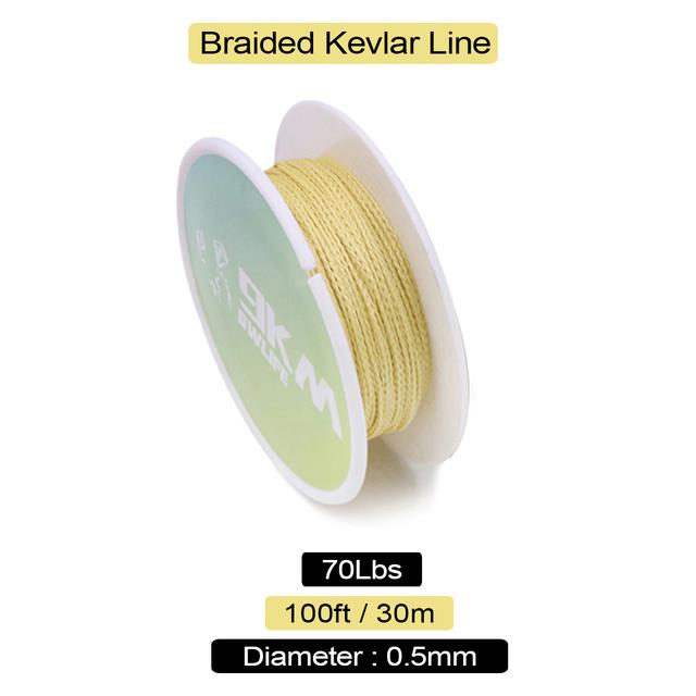 YD】 40lbs 200lbs Braided Kevlar Line High Strength Abrasion