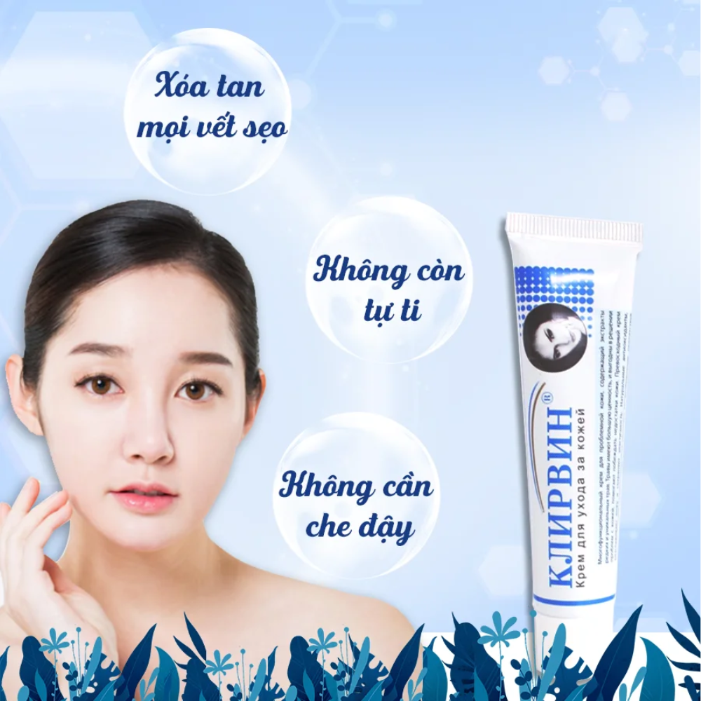 Kem Sẹo Klirvin Nga, Kem Mờ Sẹo Thâm