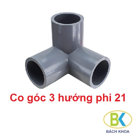 Set 10 cái Co góc 3 hướng phi 21 (nhựa Siêu Thành)