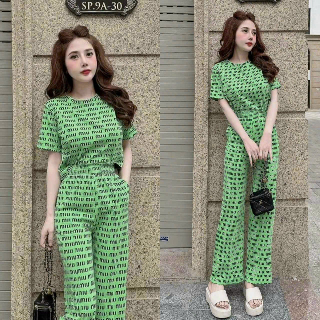 đồ bộ thun polly phối họa tiết 3D cao cấp