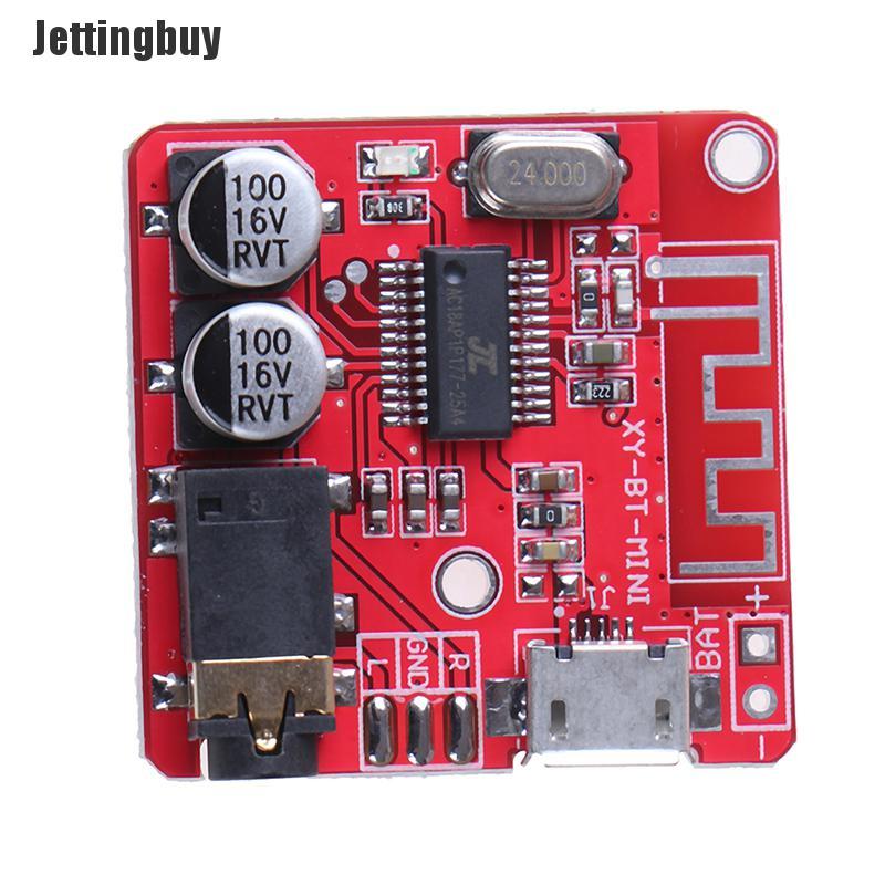Jettingbuy 3.7-5v wireless bluetooth mp3 decoder board lossless decoding module tf card