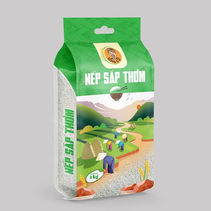 Nếp Sáp Thơm Ông Cụ 1kg- ông cụ
