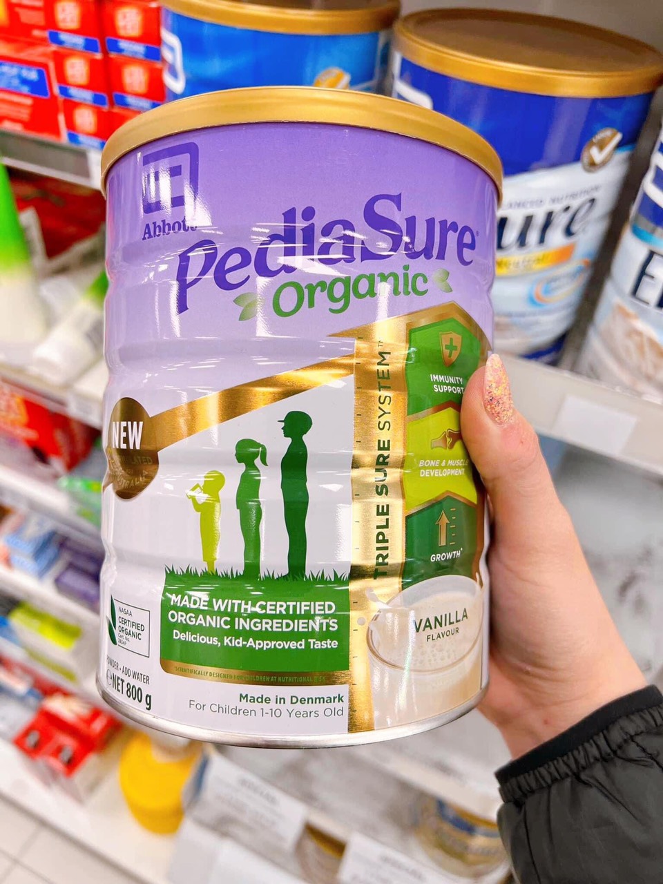 Sữa PediaSure Organic của Úc cho trẻ từ 1 đến 10 tuổi