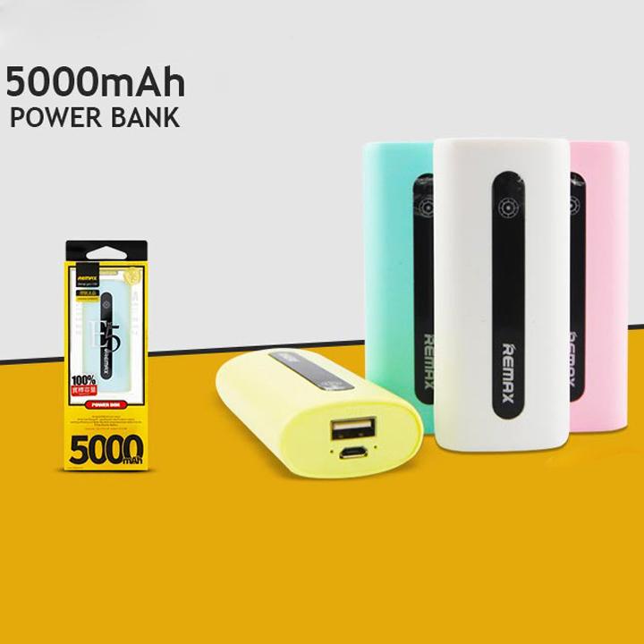 (Tặng cáp sạc sịn Remax trị giá 50k) Sạc dự phòng Remax 5000mAh siêu rẻ siêu chất