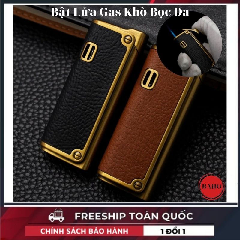 1-Windproof Leather Cover (Black - Brown) Unique Collectible Gift