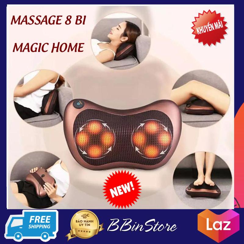 Gối Massage Hồng Ngoại cho người già, Thiết bị Massage 8 Bi Magic Home Hồng Ngoại loại tốt, Gối Massage cao cấp hỗ trợ Xoa Bóp, Sưởi Nóng Bằng Tia Hồng Ngoại, Giảm giá ngay hôm nay. Bảo Hành 12 tháng.
