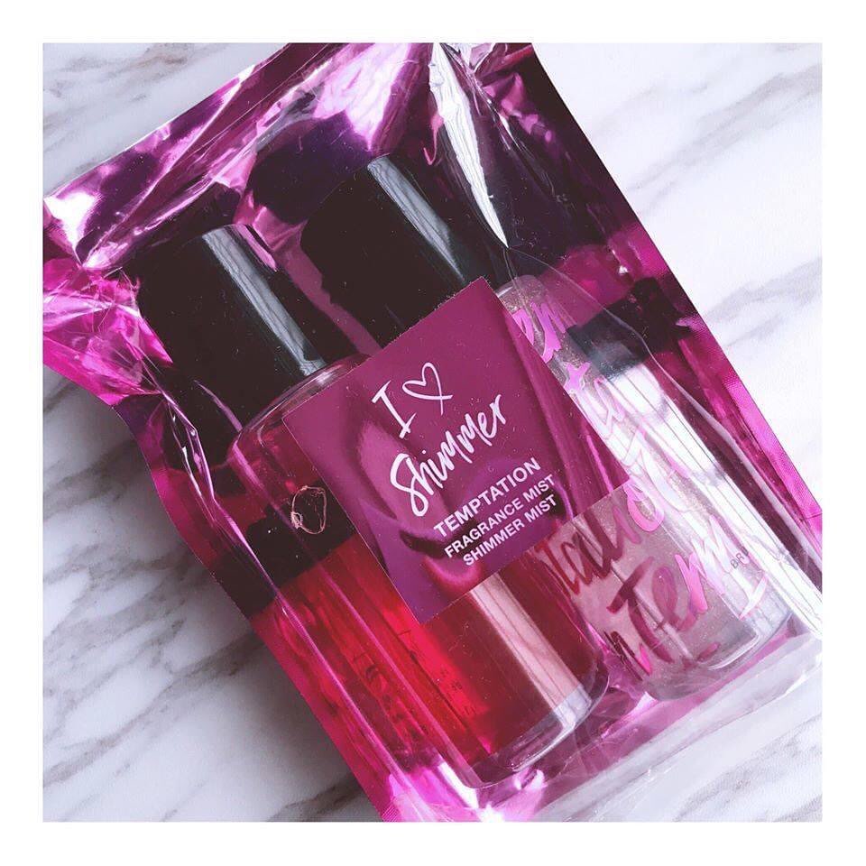 Set 2 món xịt thơm toàn thân Mini Victoria Secret