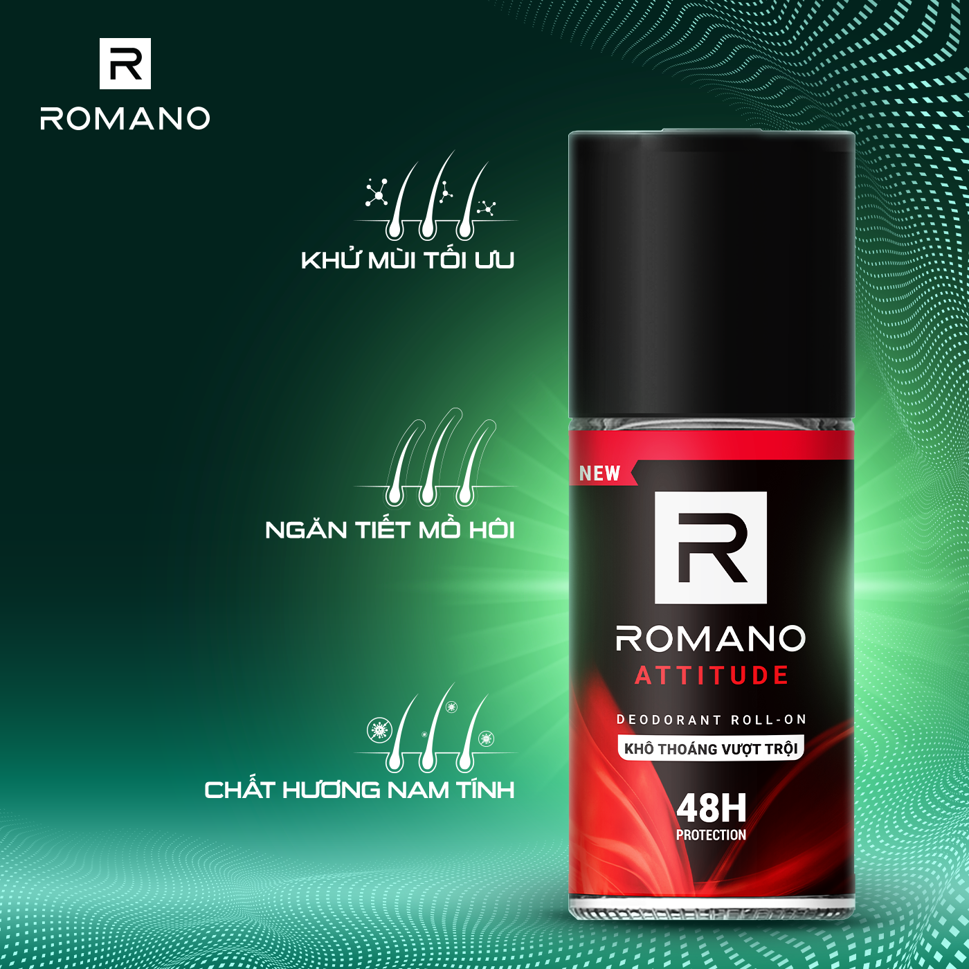 Lăn khử mùi Romano Attitude 50ml