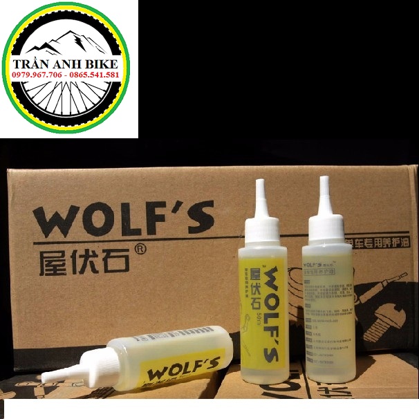 Dầu tra xích líp xe đạp WOLFS hàng chính hãng