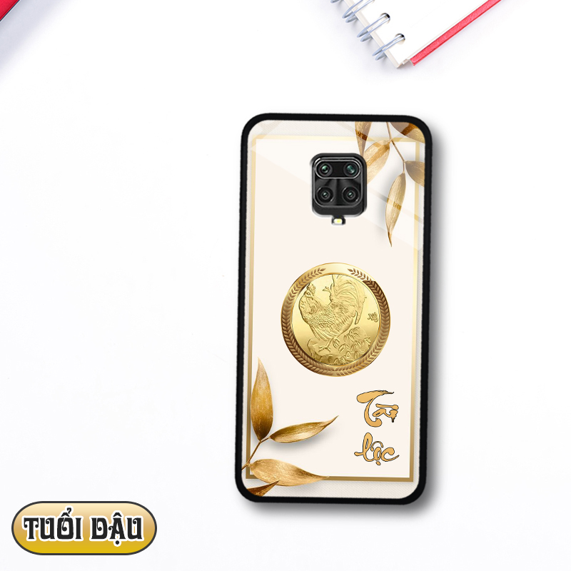 Ốp lưng kính 12 con giáp cho xiaomi redmi note 9s/ note 9 pro