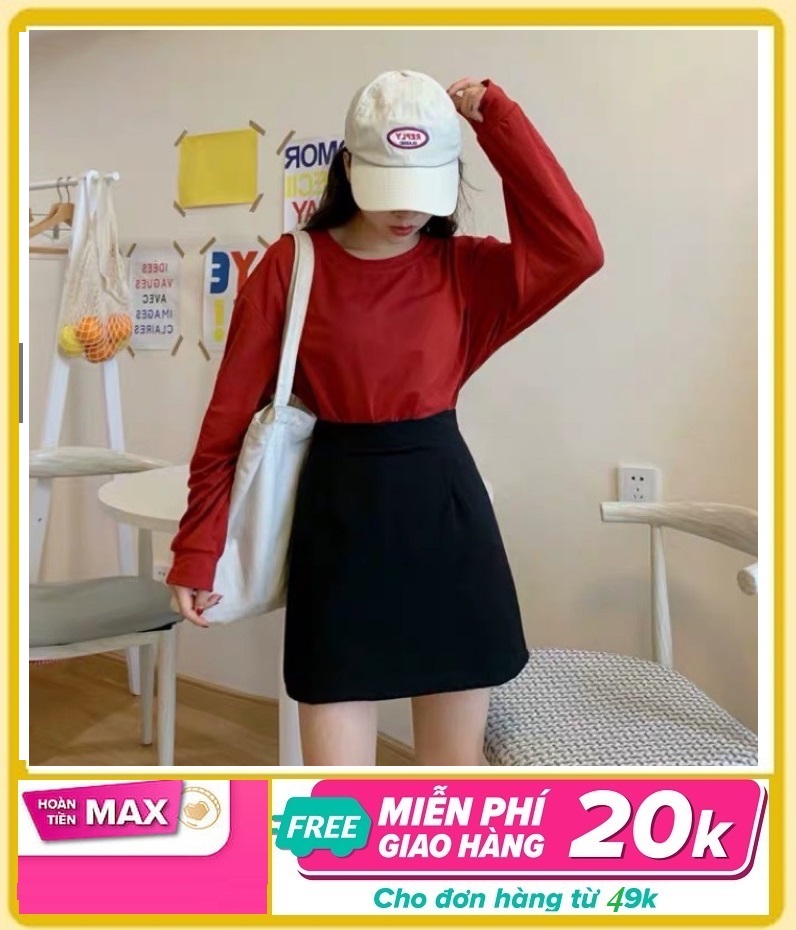 CHÂN VÁY CHỮ A DÁNG BASIC KINA