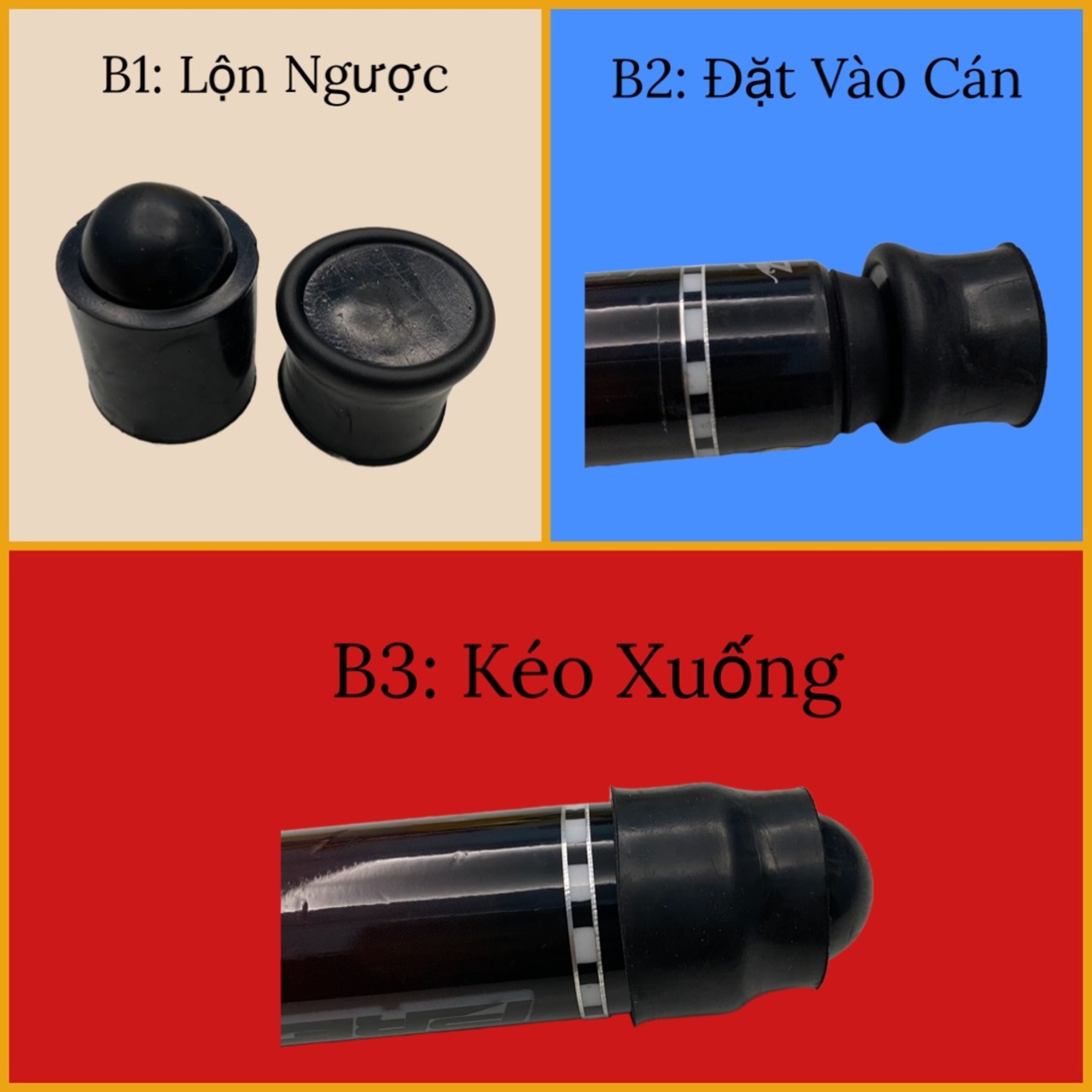 Nút Cao Su Bảo Vệ Đế Cơ Bida - Bọc Đế Gậy Bi-a