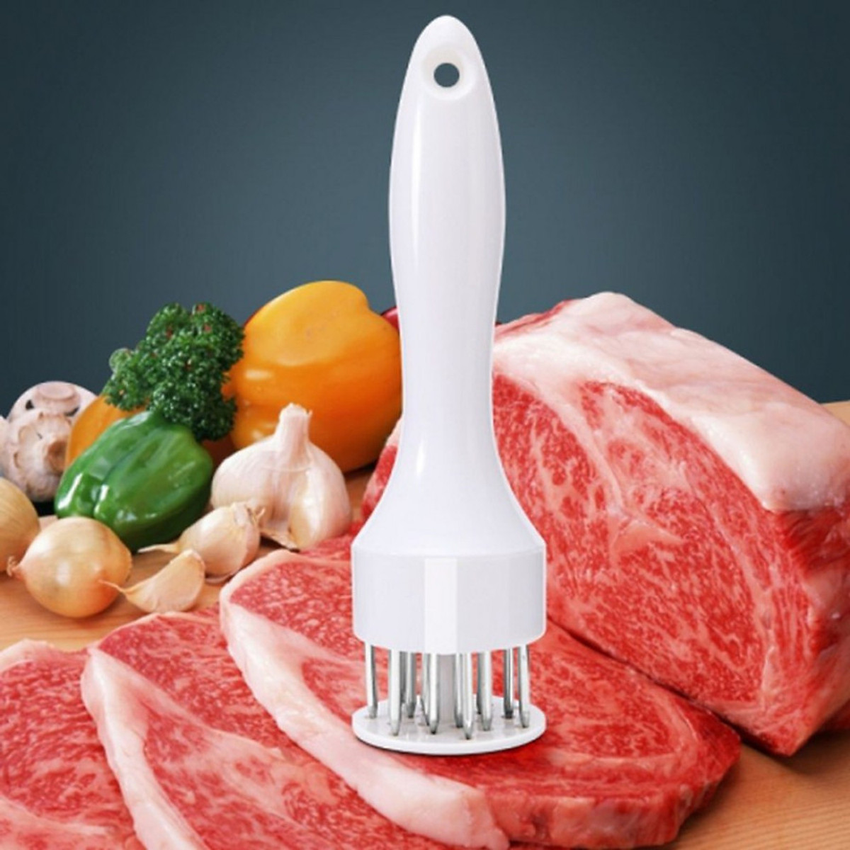 [FREE SHIP] Cây đâm thịt,dằm mềm thịt làm mềm thịt ướp gia vị