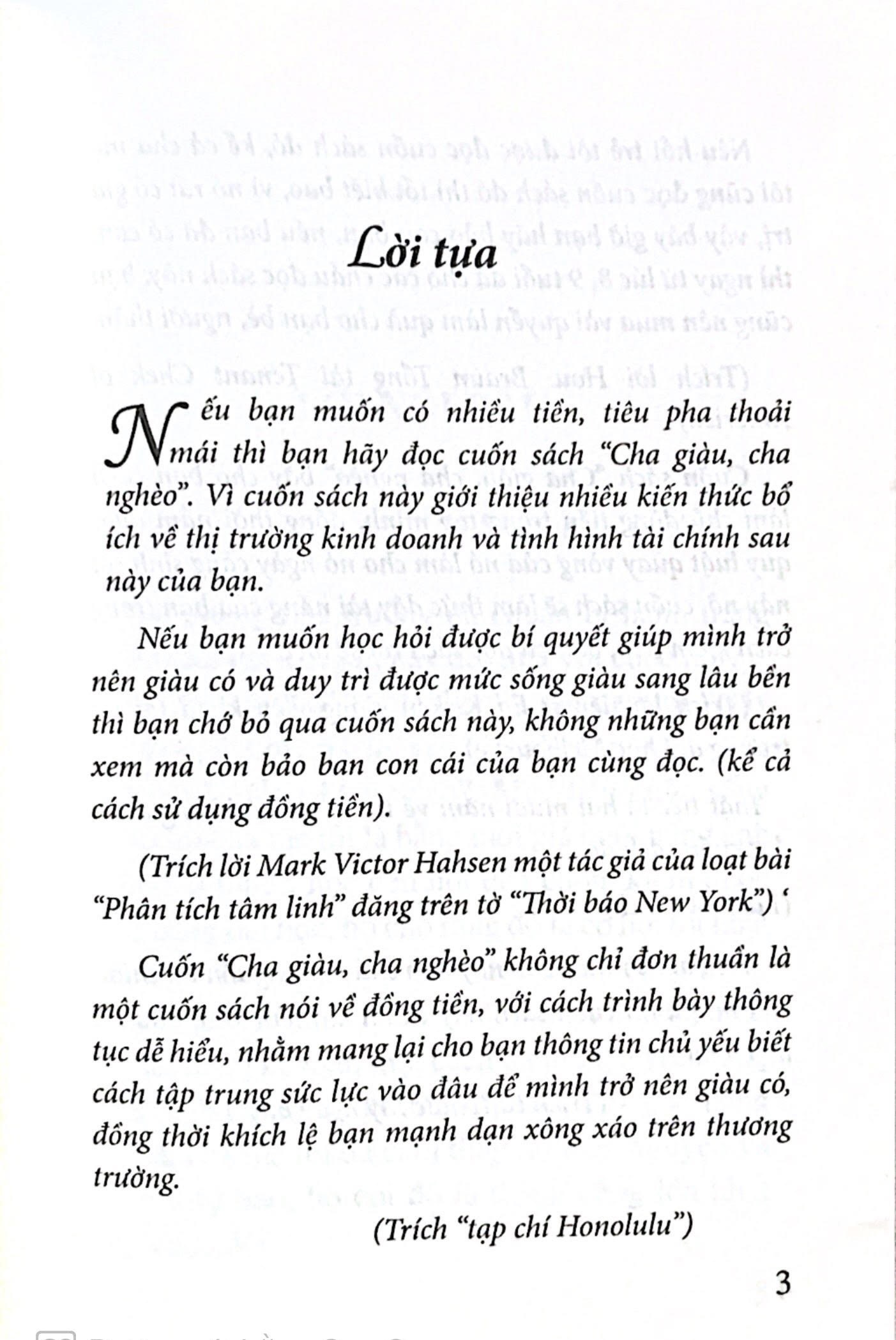 Cha Giàu Cha Nghèo (Kiến Thức Làm Giàu)