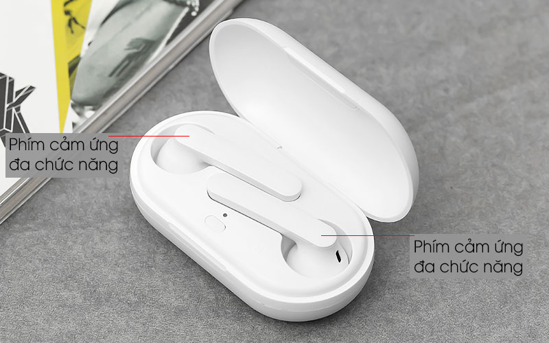 Tai nghe Bluetooth True Wireless Mozard DT19 Trắng