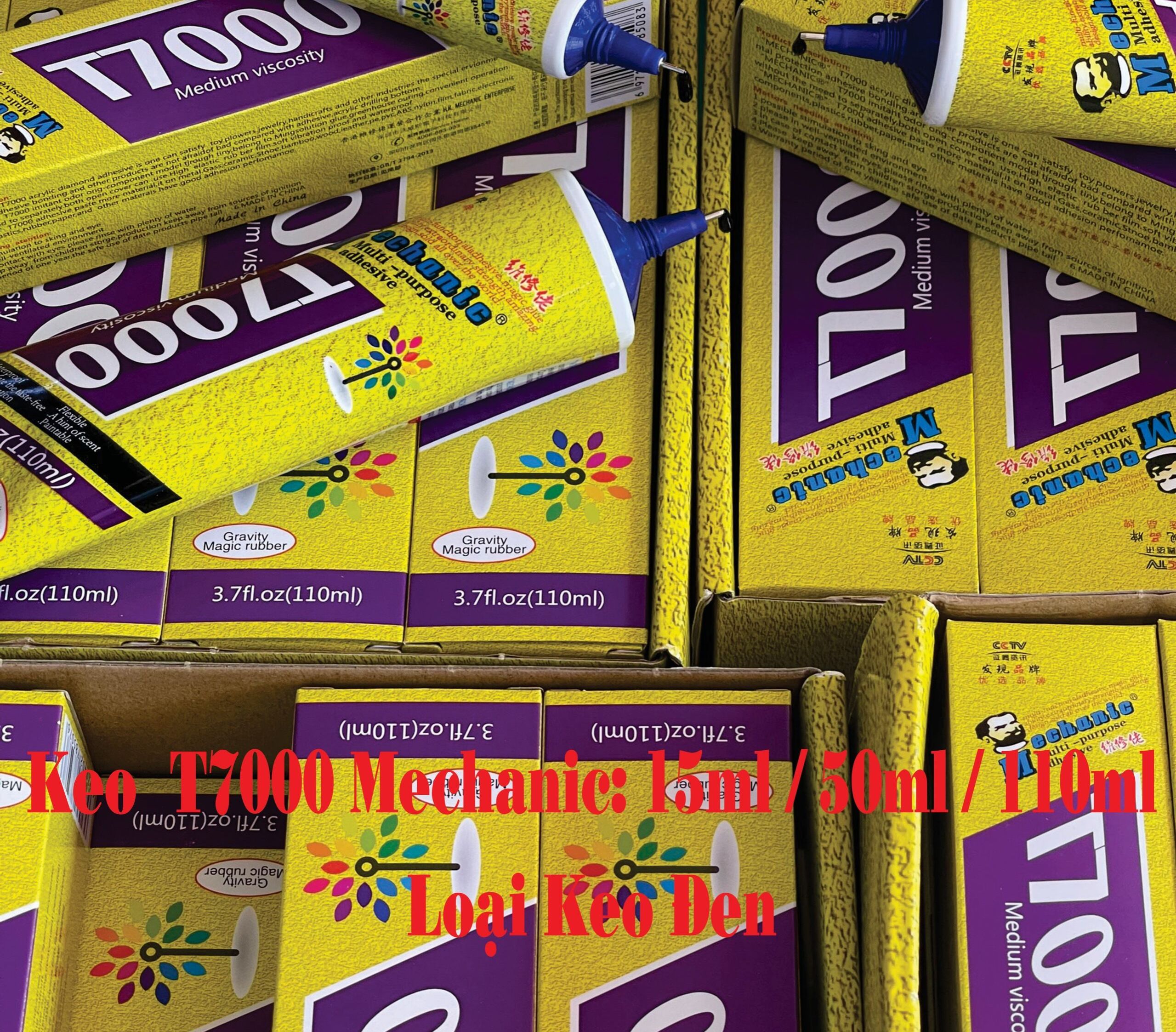 ✨Keo Dán T7000 Mechanic 110ml / 50ml / 15ml( Loại Keo Đen )✨