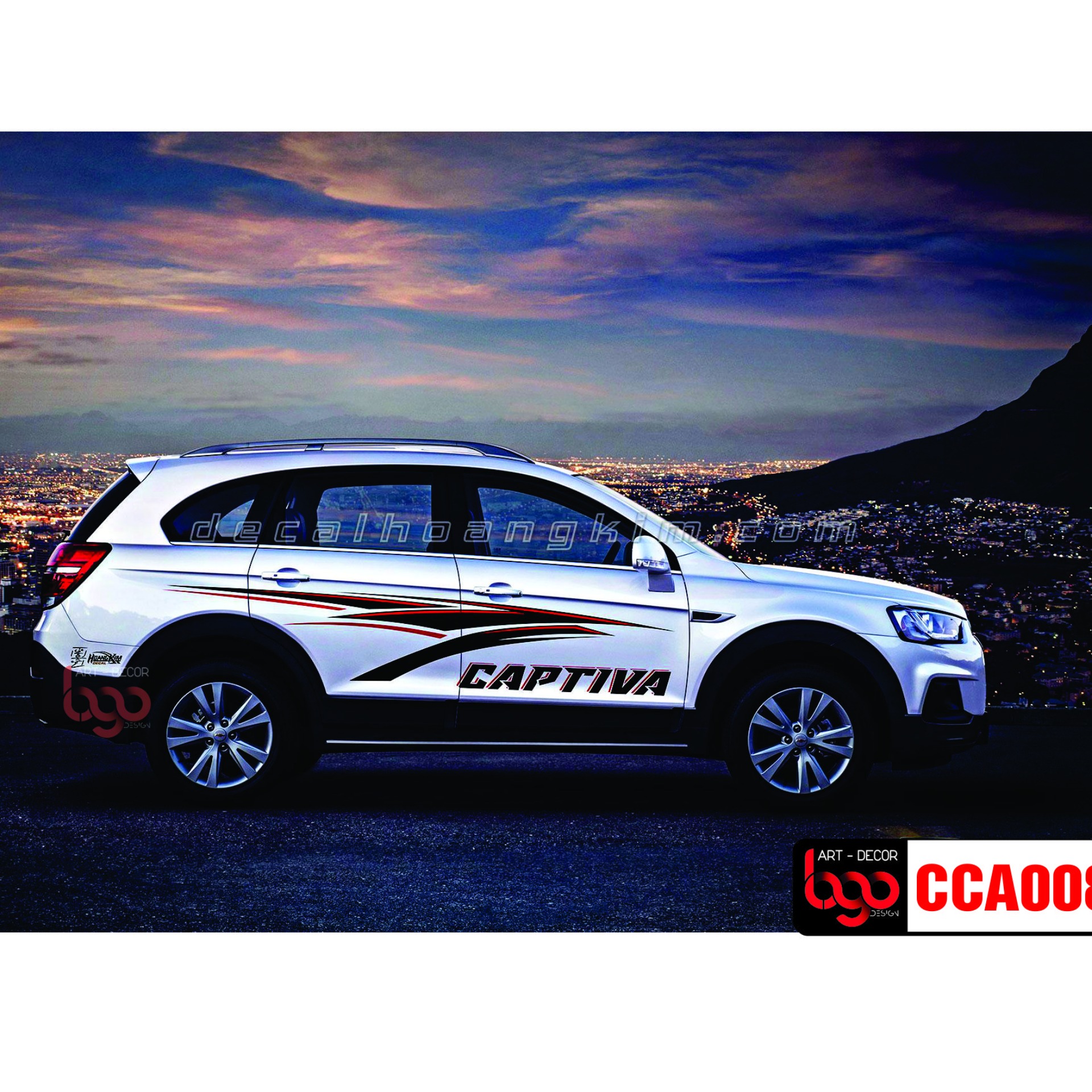 Tem xe Chevrolet Captiva - CCA008