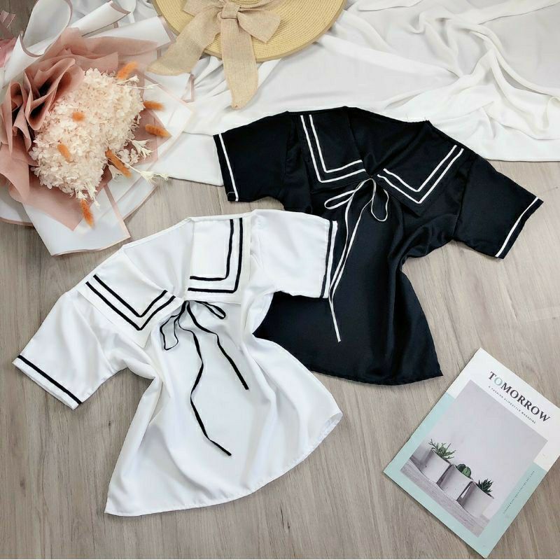 [HCM]Áo sơ mi thủy thủ siêu siêu xinh