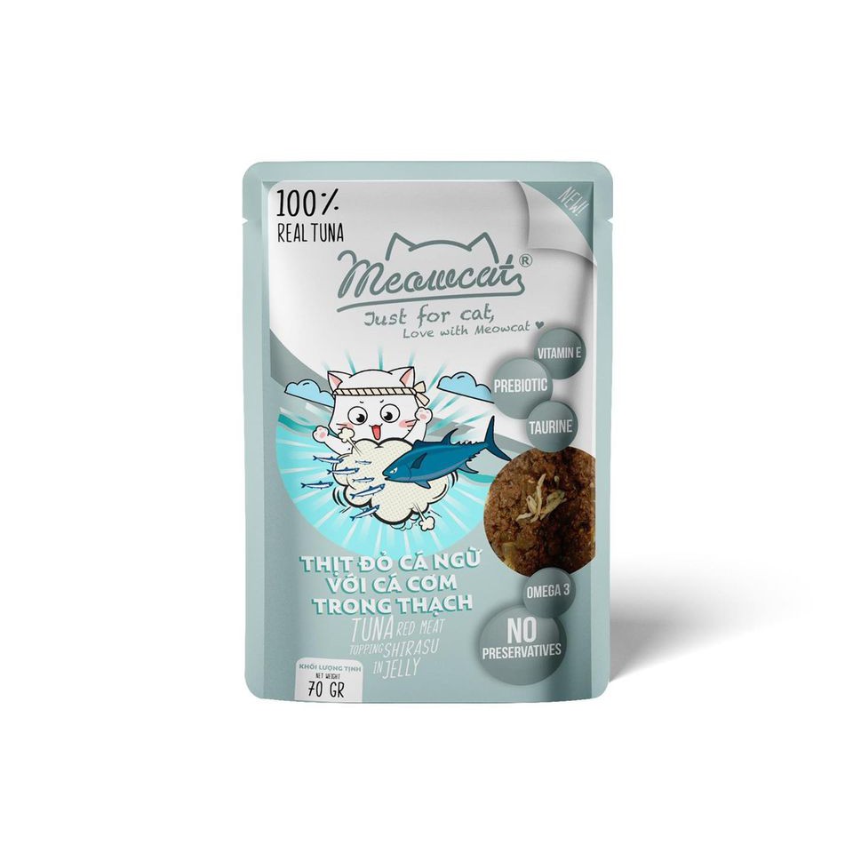 Pate meowcat - pate cho mèo gói 70g