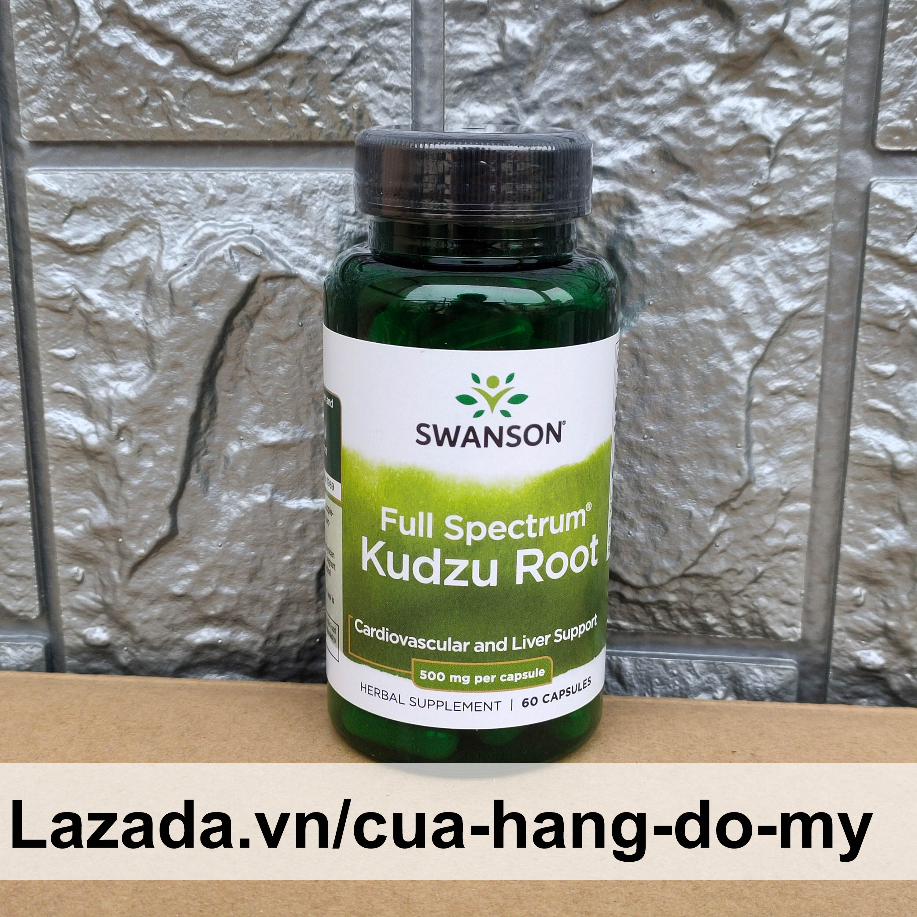 Viên uống Swanson Full Spectrum Kudzu Root 60 viên Của Mỹ Chiết Xuất Thảo Mộc hỗ trợ cải thiện chức năng của Gan và Tim