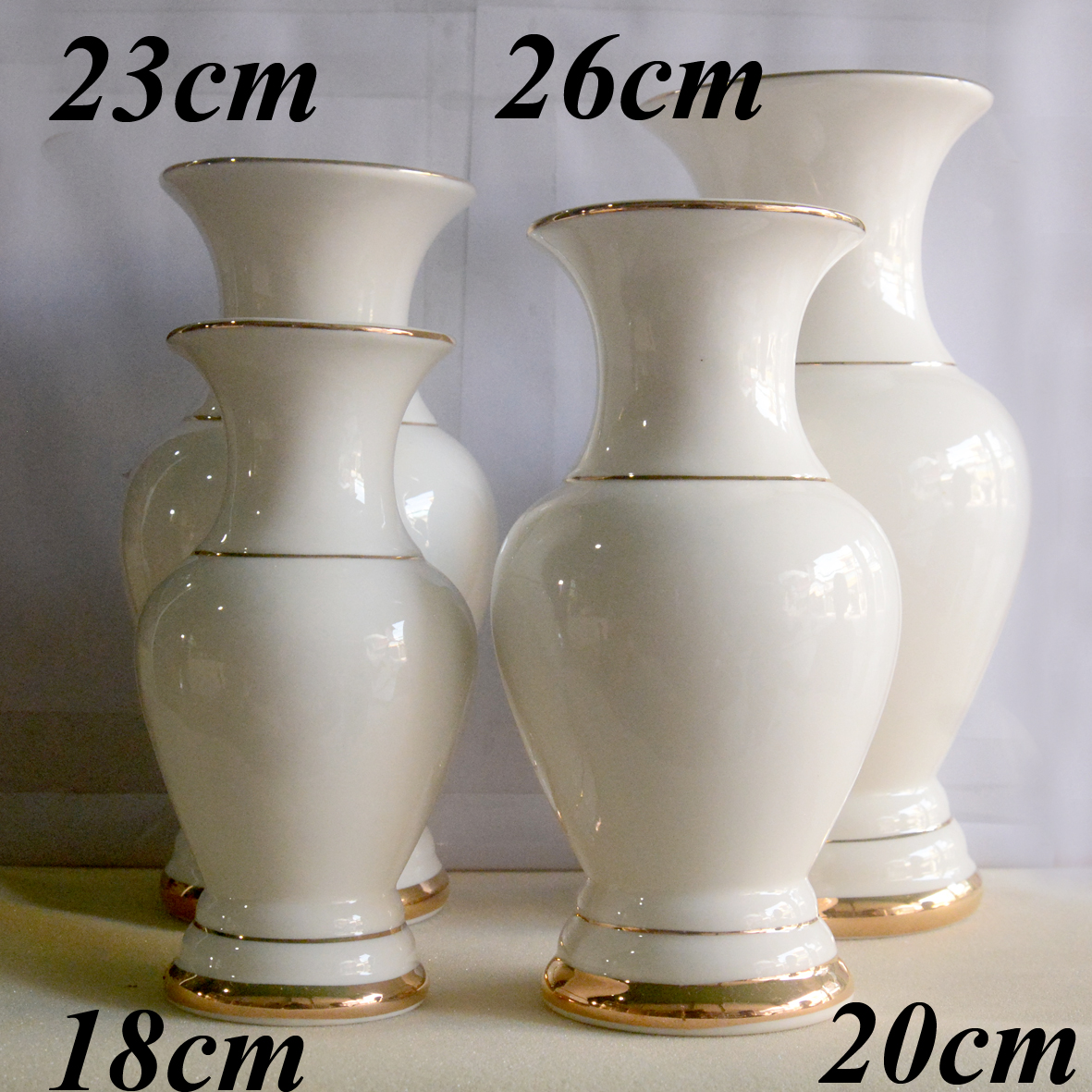 Bình hoa thờ cúng bàn thờ gốm sứ trắng
