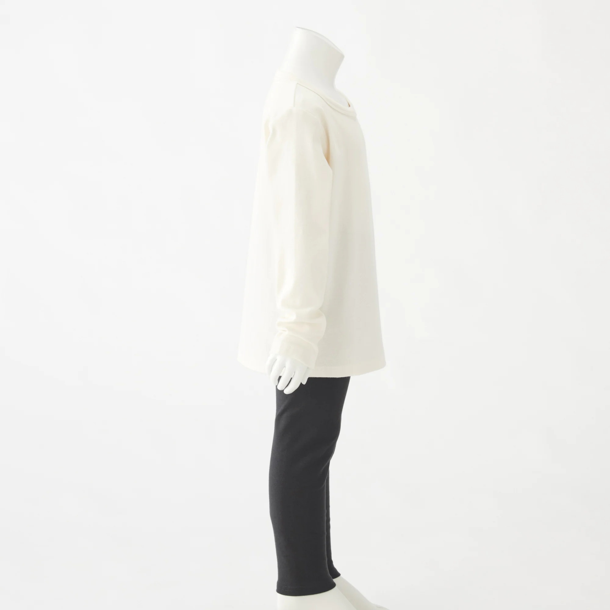 Muji Quần Legging Dáng Dài Co Giãn - Trẻ Em