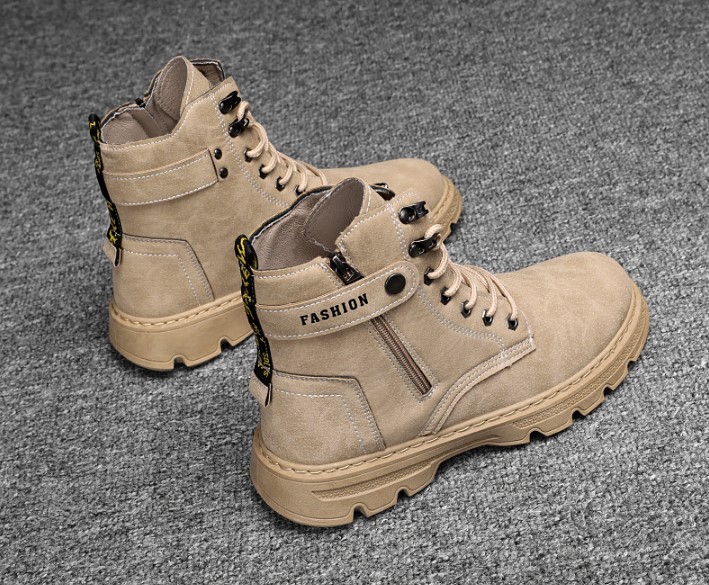 Giày Boot Nam Màu Cát MARTIN SGS GN349