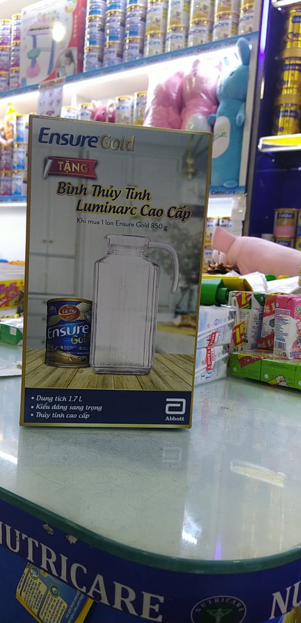 Bình Đựng Nước Thủy Tinh Luminarc Quadro (1.7L)