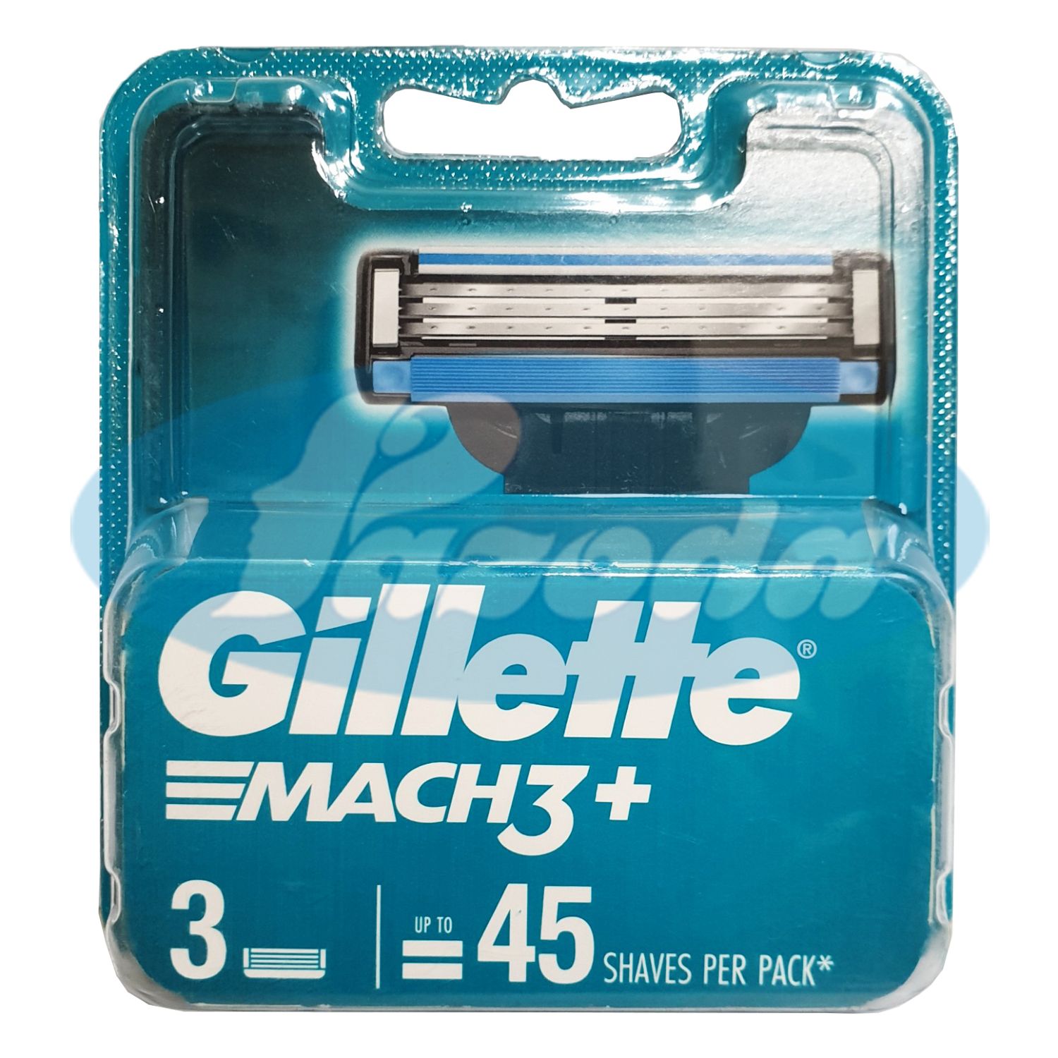 Hộp 3 lưỡi dao cạo râu Gillette Mach 3 ( đầu cạo 3 lưỡi kép)