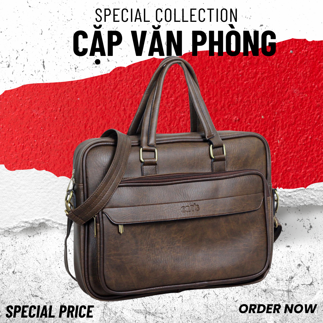 Cặp Da Công Sở CNT HQ17 Thời Trang Cao Cấp
