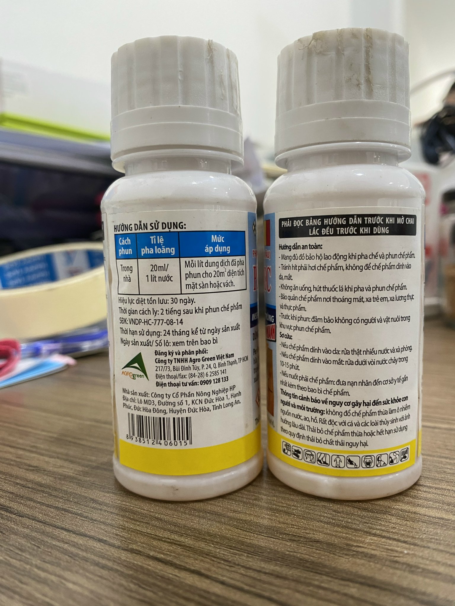 Thuốc diệt muỗi Per Green 50EC (chai 100ml)