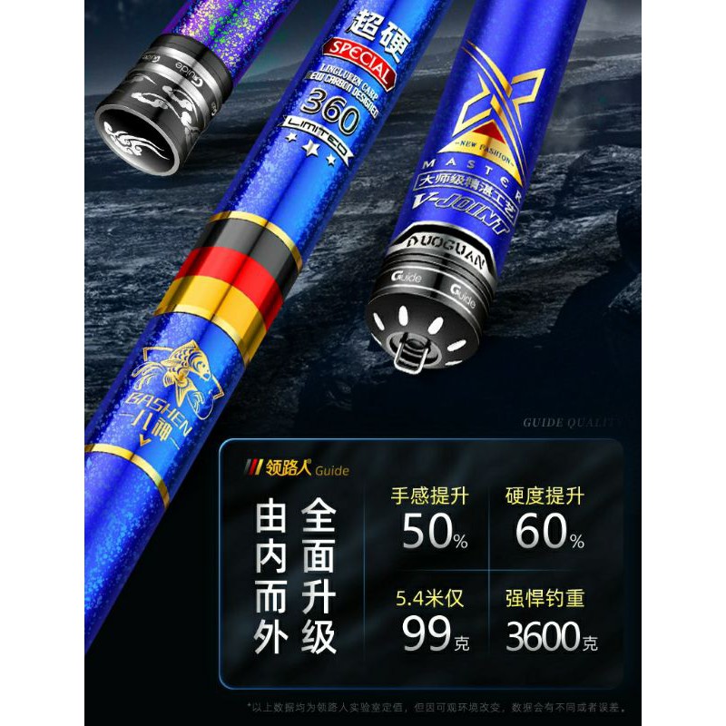 Cần câu đài Guide Bashen Tư Ba Đạt 6H 19