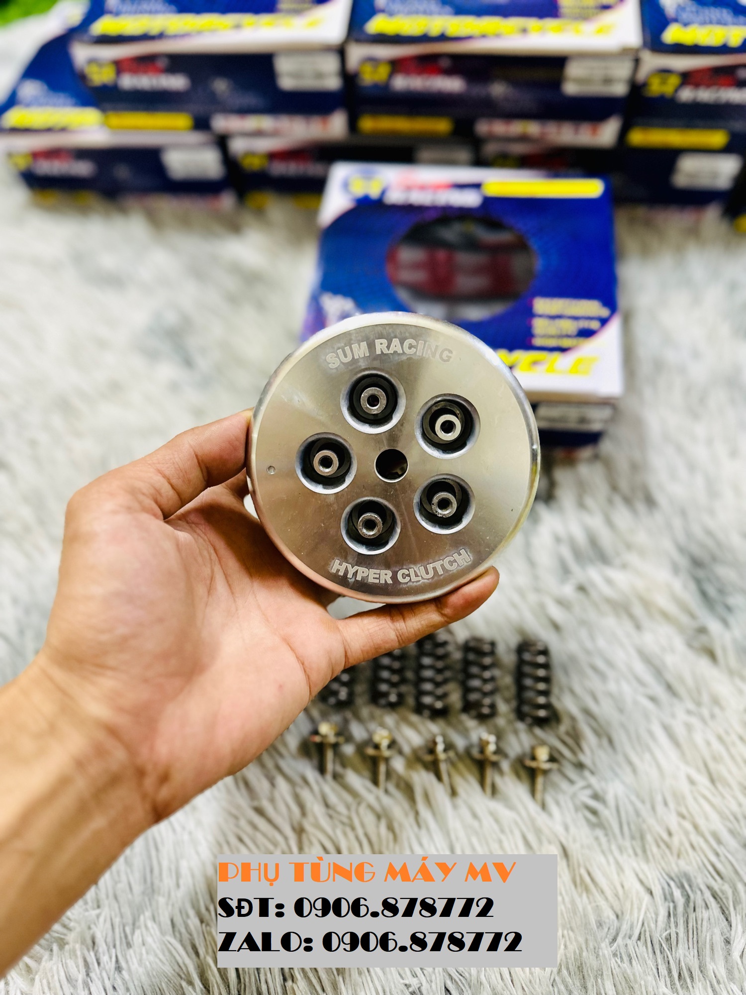 Nồi Sum 5 lò xo dành cho xe Sirius