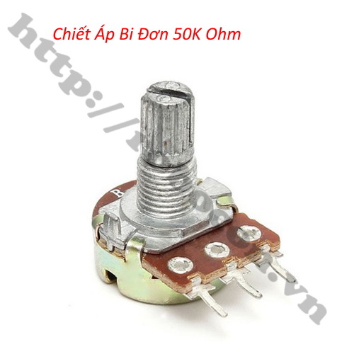 Chiết áp bi đơn 50k ohm b50k 2 cái