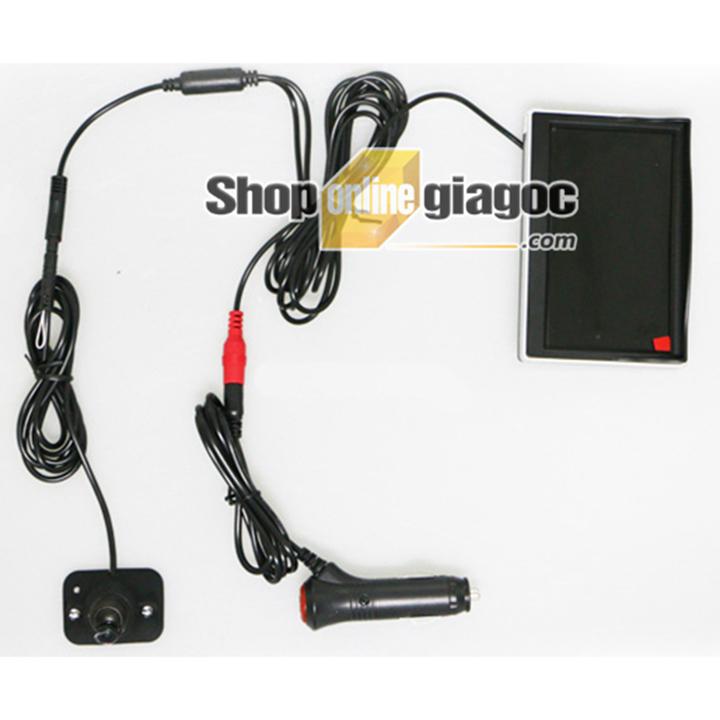 Combo Camera Cập Lề Ô Tô + Màn Hình 5 Inch 800x480P