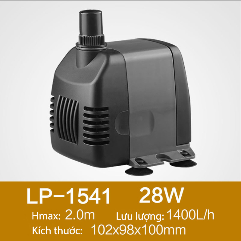 Máy bơm chìm không chổi than 5W-8W-16W-22W-28W-40W cho thác nước, tiểu cảnh, hòn non bộ, bể cảnh (220V)