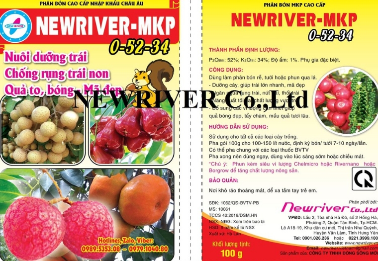 PHÂN BÓN MKP SUPER gói 100gr