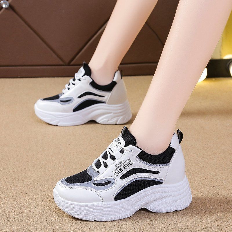 Thanh lý - Giày bánh mì đế độn cá tính cao 7cm full size BM093