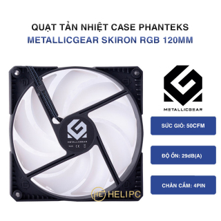 Quạt tản nhiệt Phanteks MetallicGear Skiron RGB 120mm Quạt fan case thumbnail