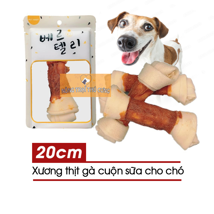Gà Cuộn Xương Sữa Size Lớn 15cm (Nội Địa Trung) - [Nông Trại Thú Cưng]