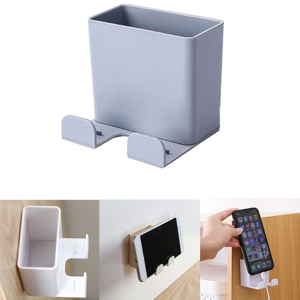 [HCM]Kệ để remote kiêm giá đỡ điện thoại dán tường