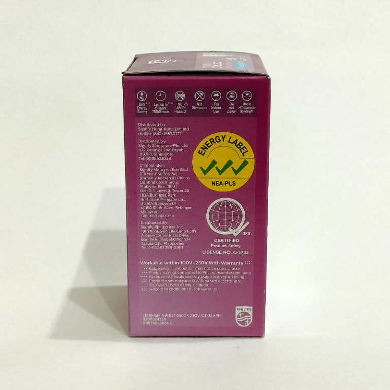Bóng đèn Philips LEDBright 9W E27 ánh sáng Trắng (6500K) – Vàng ấm (3000K) 230V