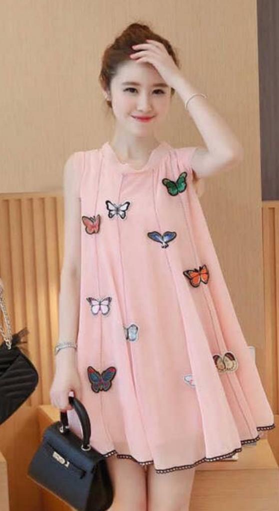 Set đầm in hình bướm xinh-QH