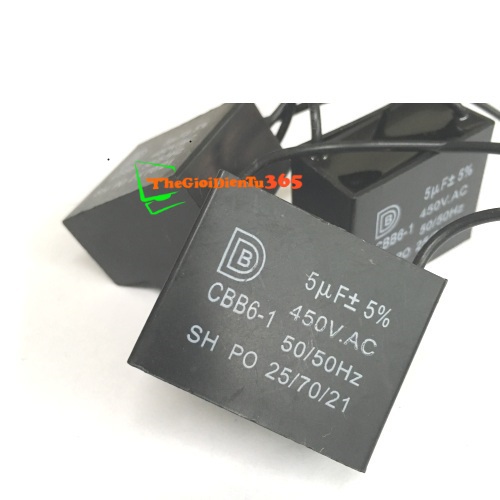 Tụ quạt dây 450v 5uf