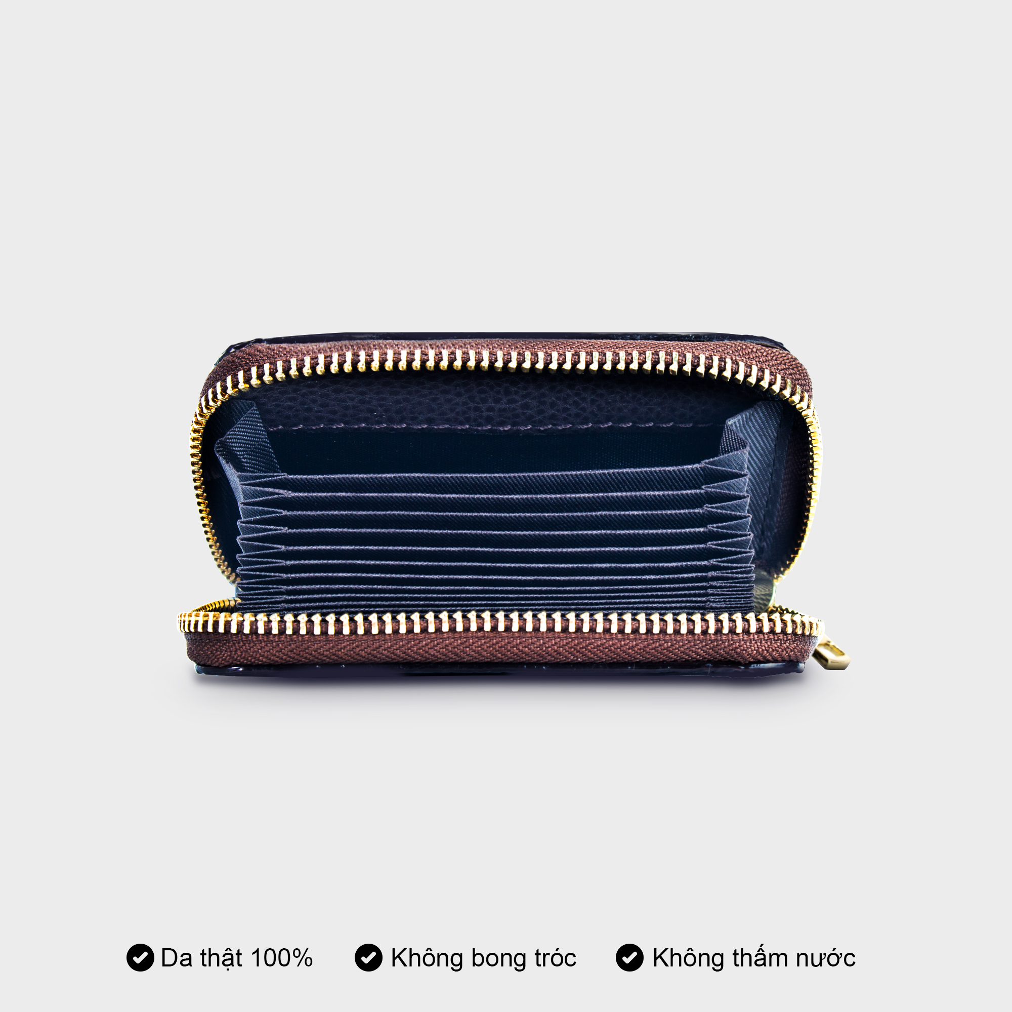 Ví đựng thẻ mini da cá sấu FA DO DA FCW27