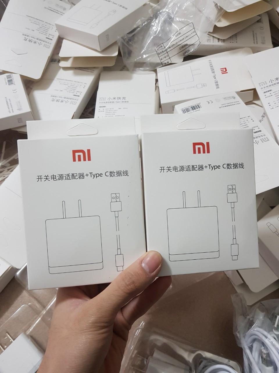 Bộ Sạc Nhanh Xiaomi Chân Type C - Trắng
