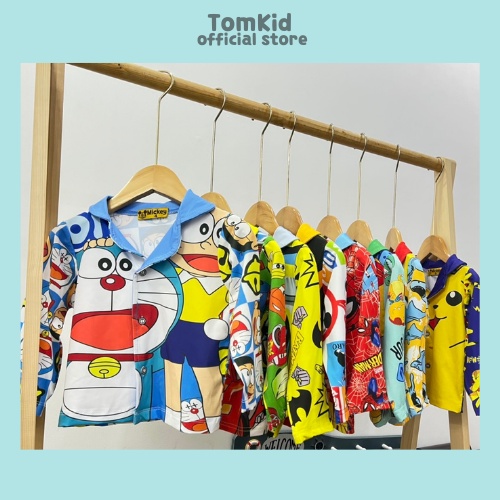 BỘ PIJAMA THUN LẠNH 3D BÉ TRAI 23-40KG