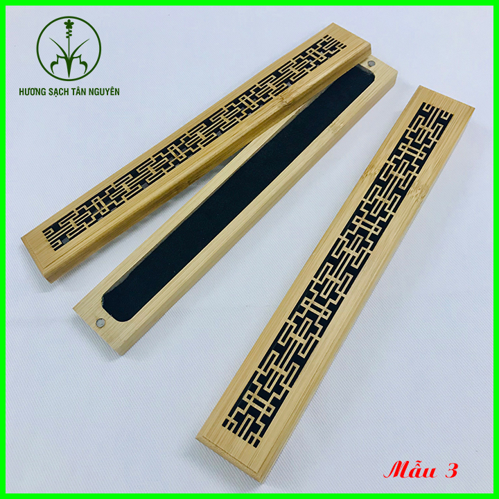 ĐẾ CẮM NHANG hoa văn bằng TRE