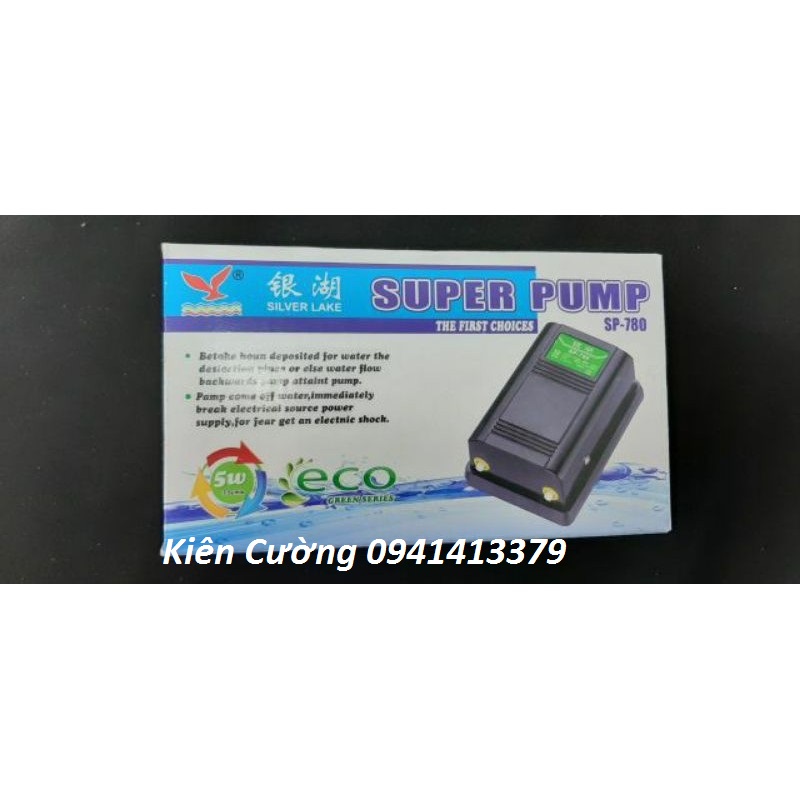 Máy sủi O² SUPER PUMP -SP780 cho bể cá cảnh