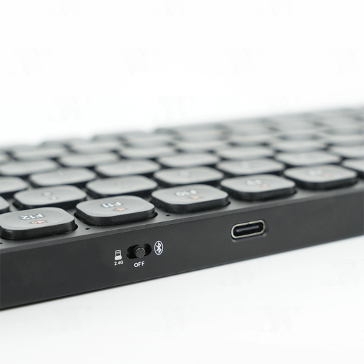 Bàn Phím Không Dây HyperWork HyperOne Gen 2 ( Hyperwork KB1 Gen 2 ) | Bluetooth 5.1/2.4Ghz - Hàng Chính Hãng